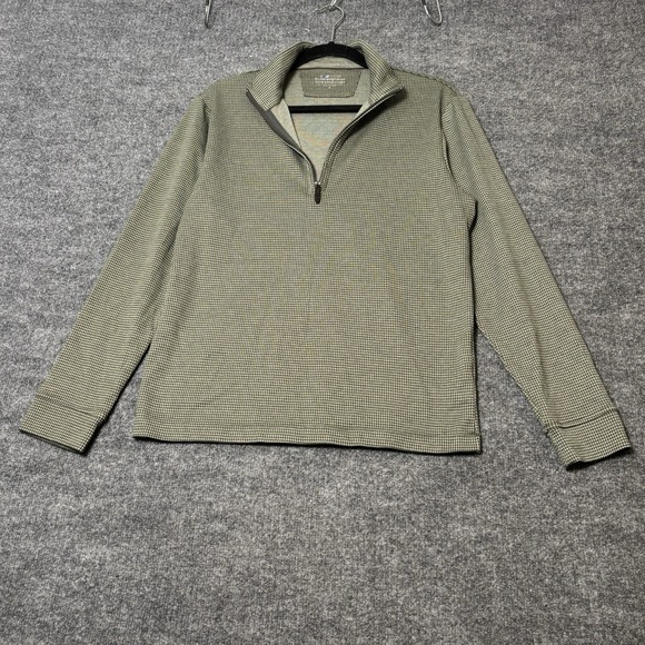 Vineyard Vines Other - Vineyard Vines Bluffs Quarter Zip Pullover Men's Small Green OTG Sweater
